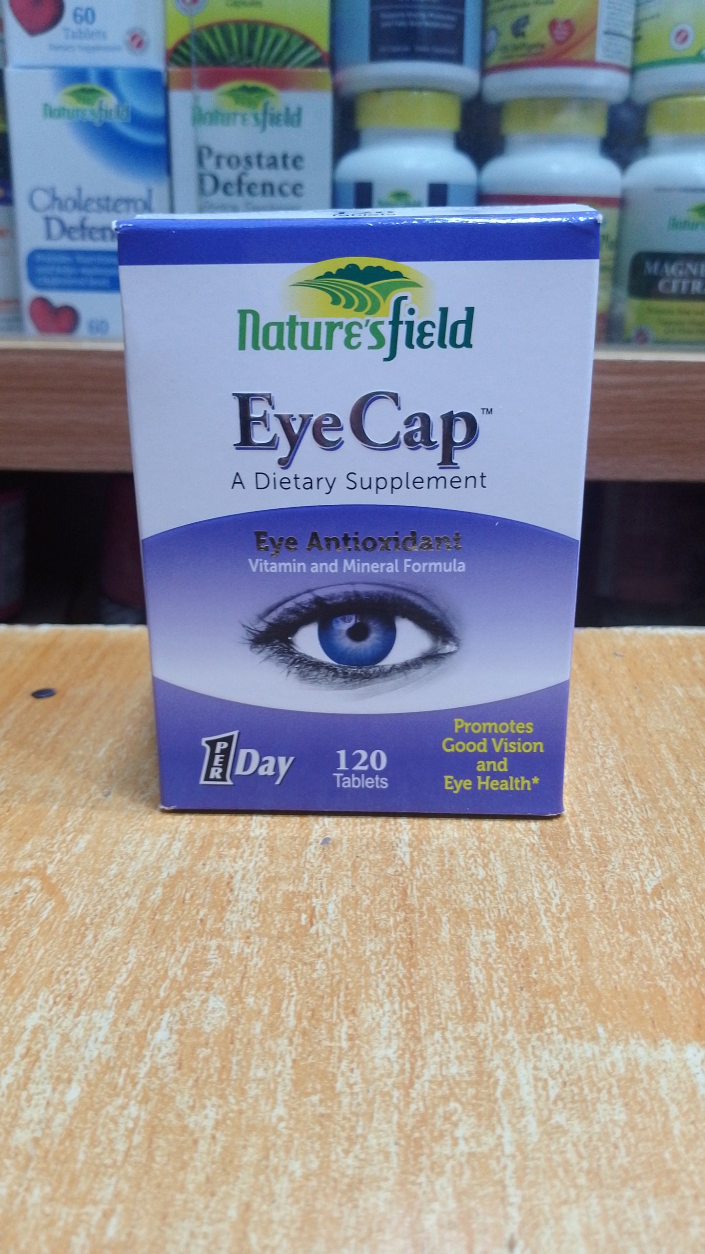 NATURE'S FIELD EYECAP - PROMOTES X 120 TABLETS