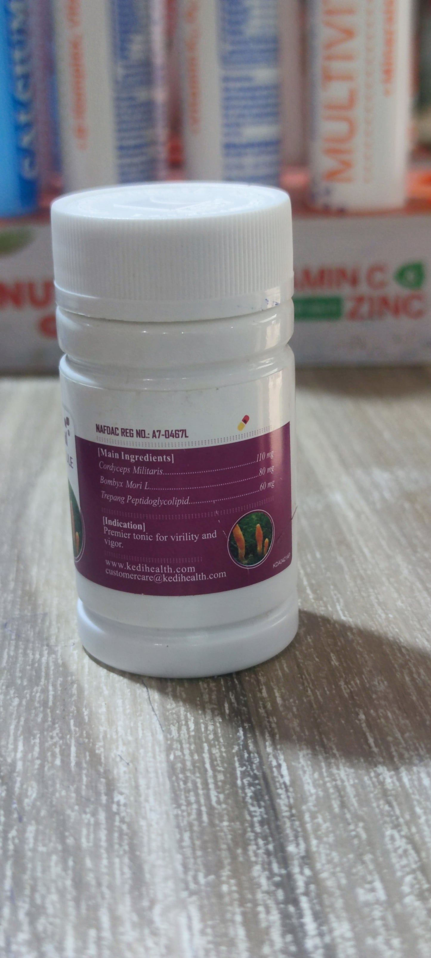 KEDI VIGOR ESSENTIAL 250MG X 30 CAPSULES