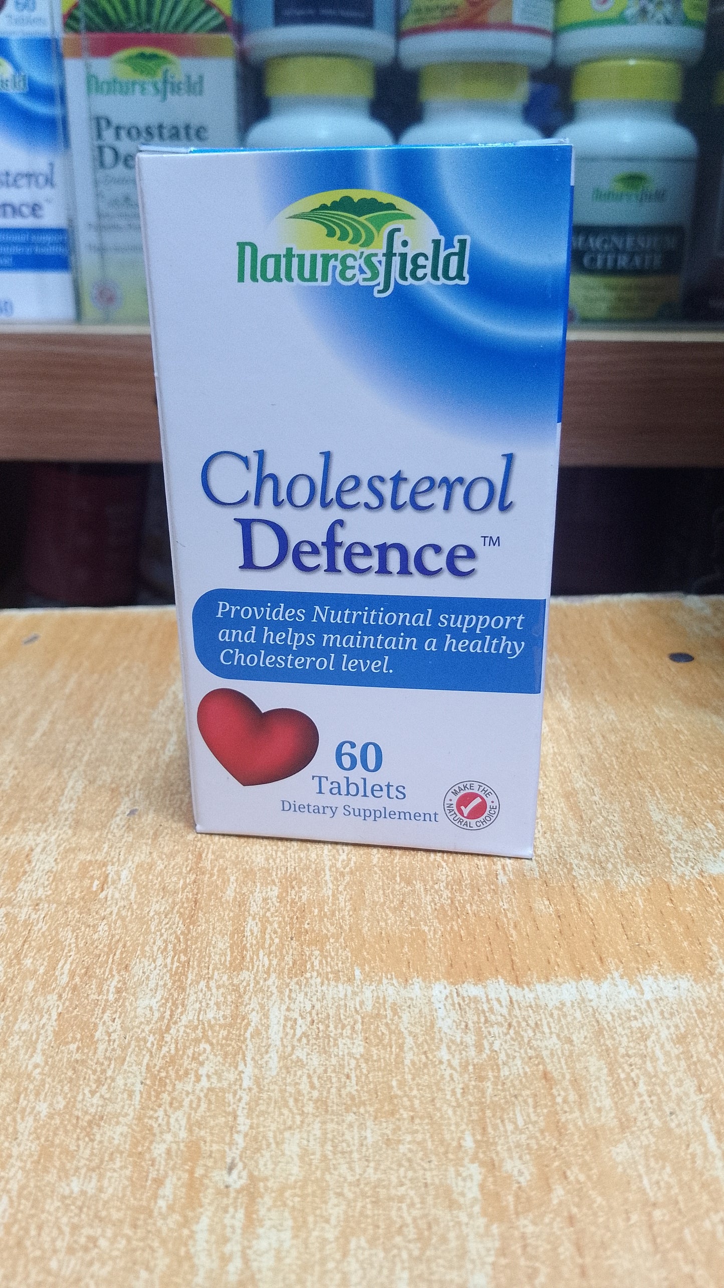 NATURE'S FIELD CHOLESTEROL DEFENSE X 60 TABLETS