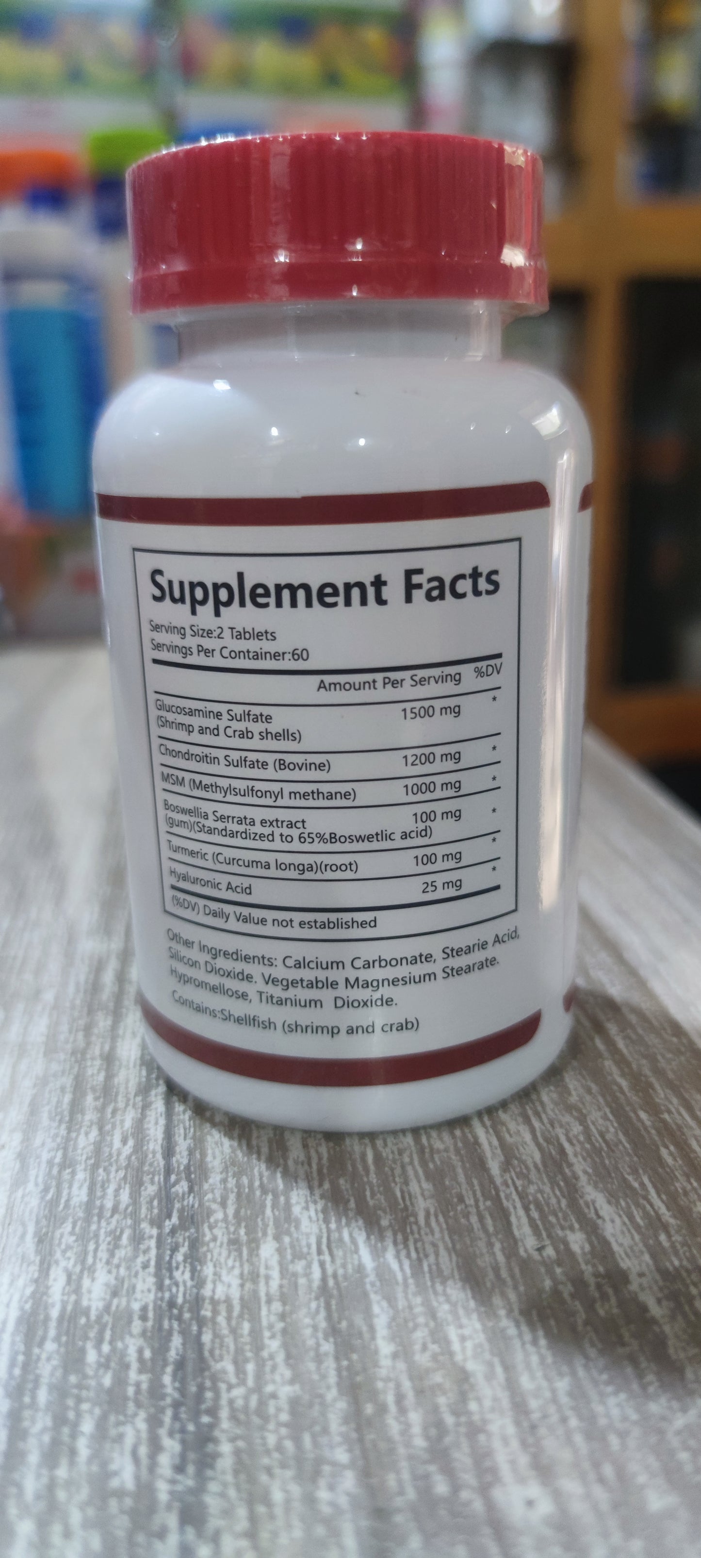 DUOZI JOINT SUPPORT (GLUCOSAMINE + CHONDROTIN + MSM) X 120 TABLETS