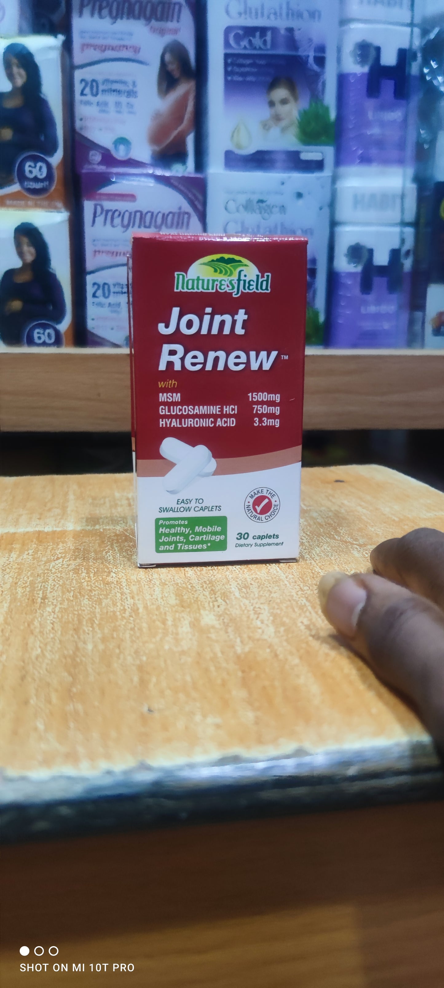 JOINT RENEW WITH GLUCOSAMINE, MSM & HYALURONIC ACID – 30 Caplets