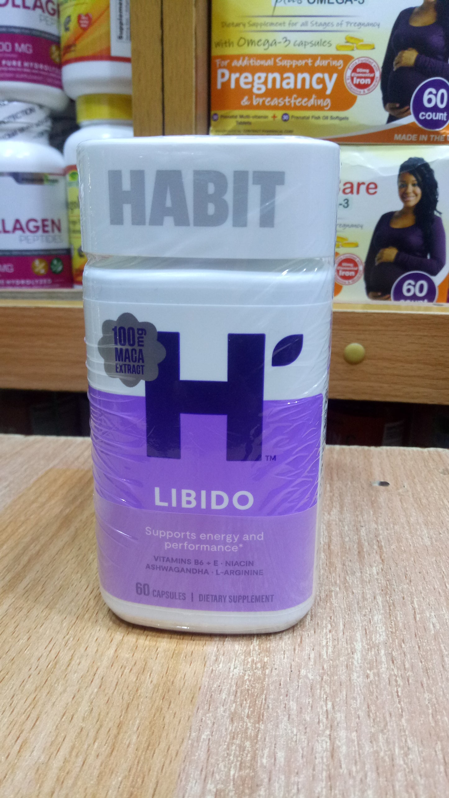 HABIT LIBIDO 100MG MACA EXTRACT X 60 CAPSULES