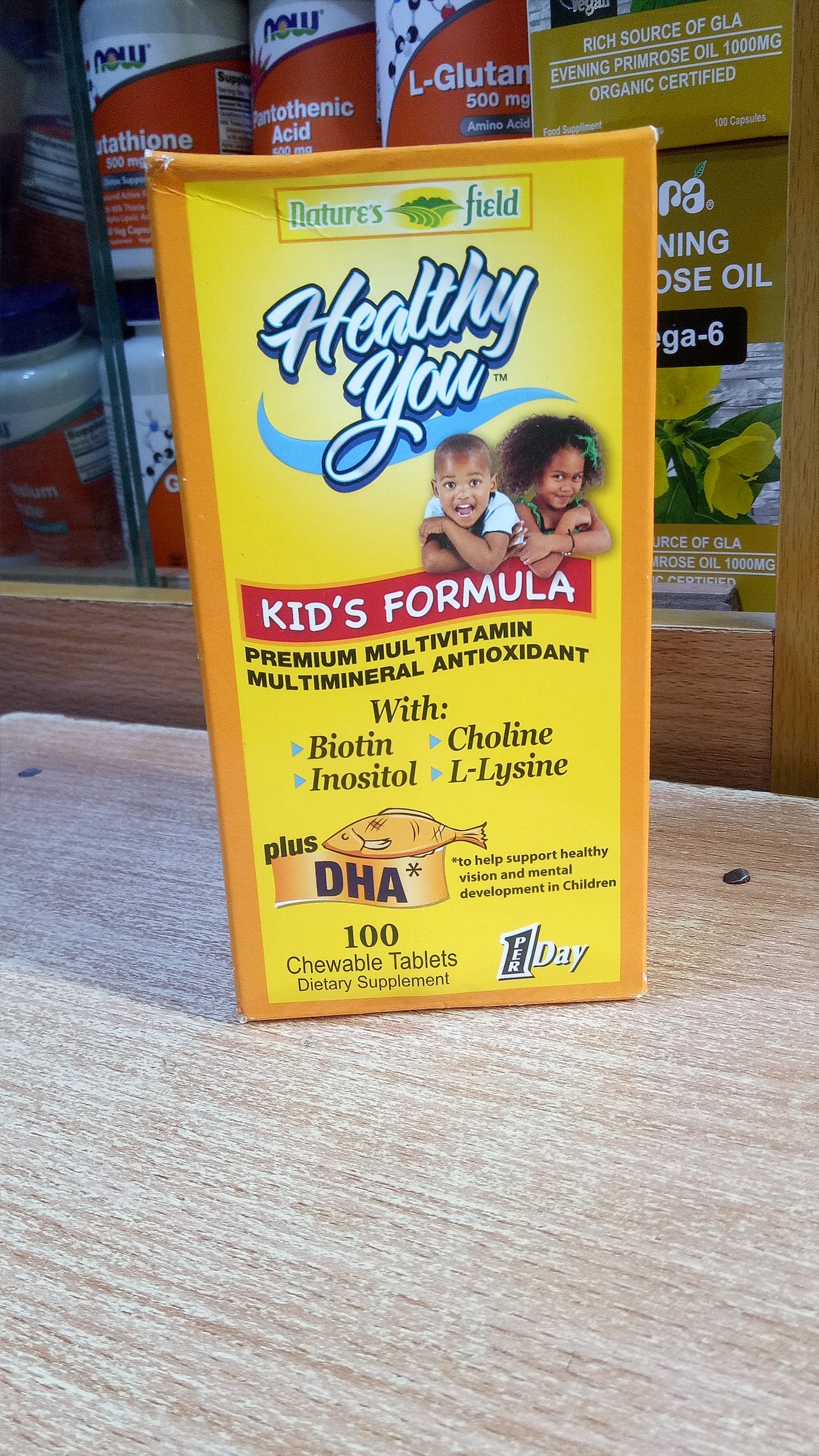 NATURE’S FIELD HEALTHY YOU KIDS FORMULA X 100 CHEWABLE TABLETS