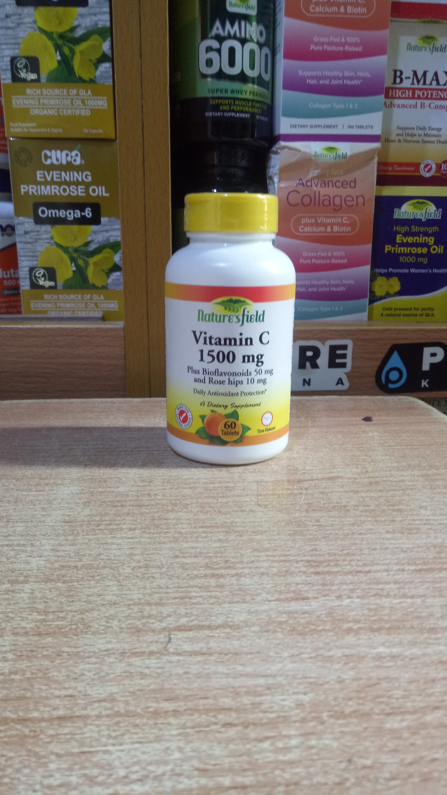 NATURE'S FIELD VITAMIN C 1500MG X 60 TABLETS