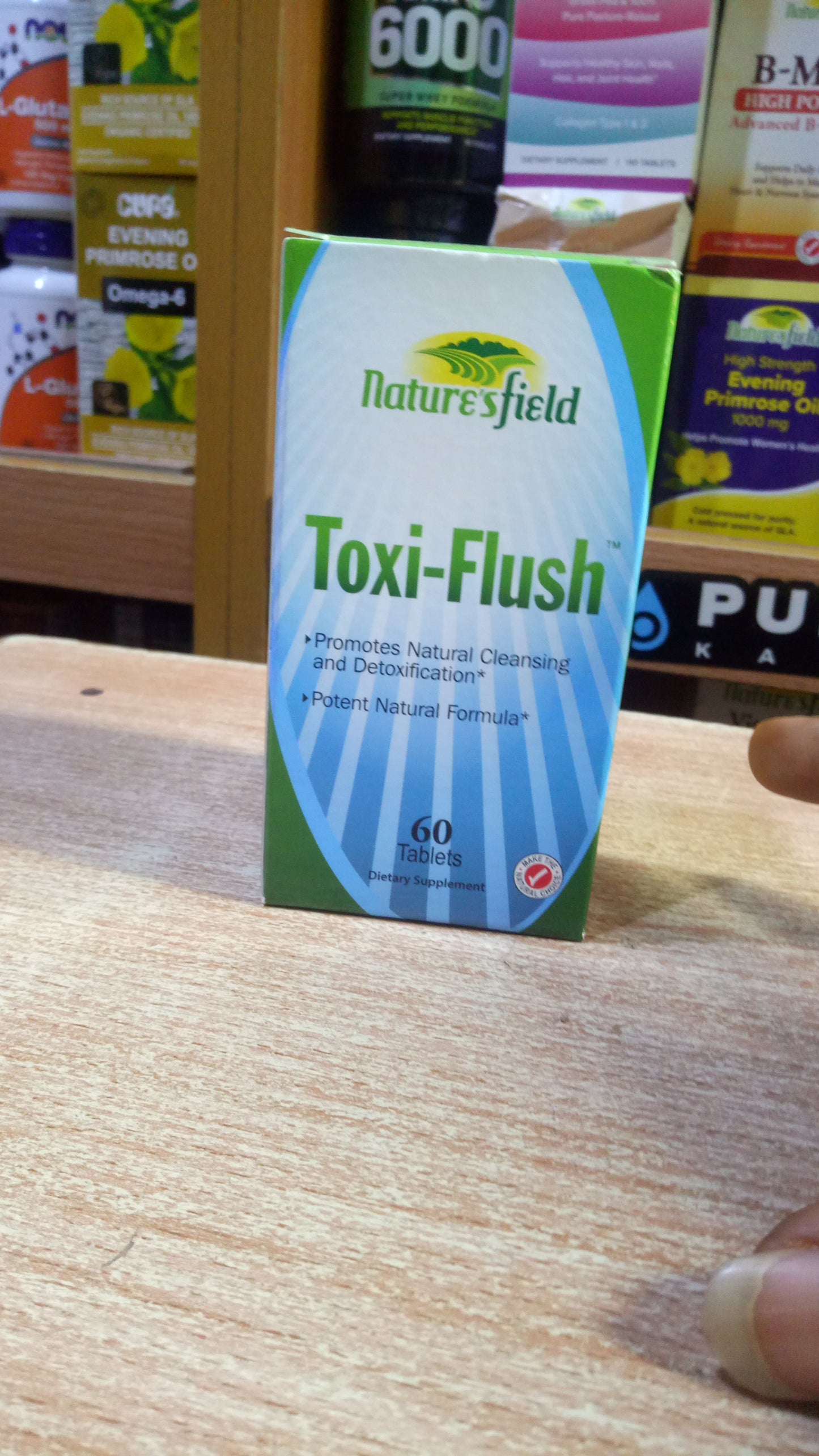 NATURE'S FIELD TOXI-FLUSH X 60 TABLETS