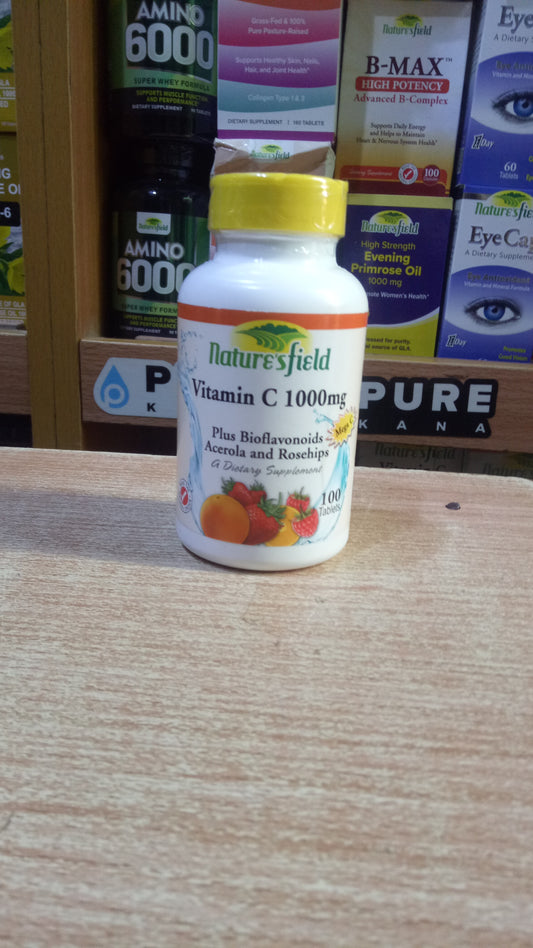 NATURE'S FIELD VITAMIN C X 100 TABLETS