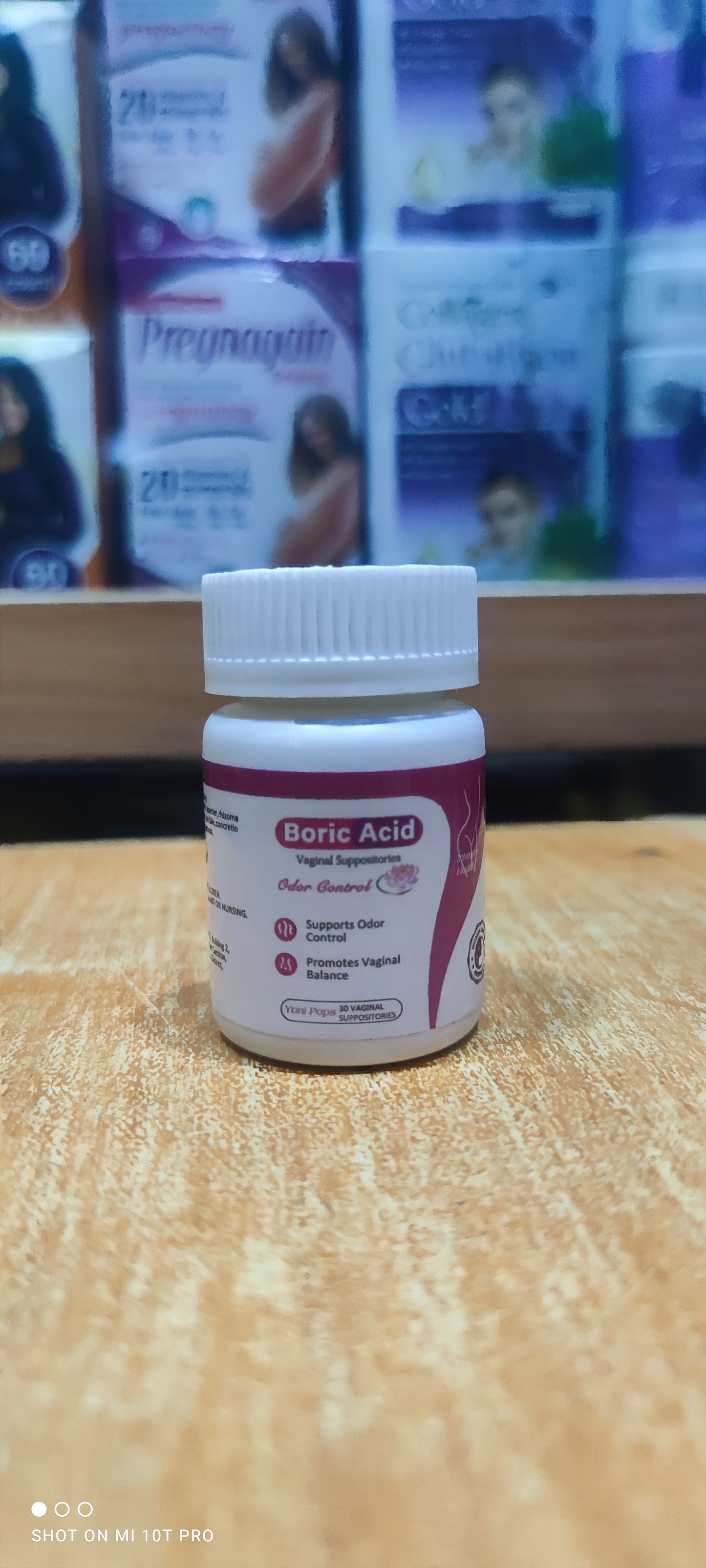 BORIC ACID VAGINAL SUPPOSITORIES X 30