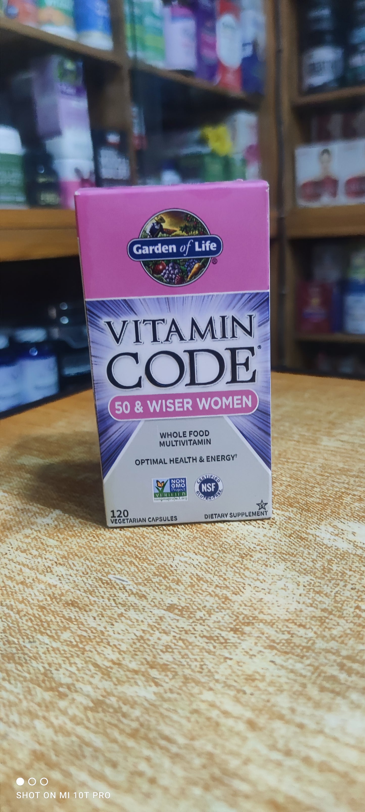 GARDEN OF LIFE VITAMIN CODE 50 & WISER WOMEN X 120 CAPSULES