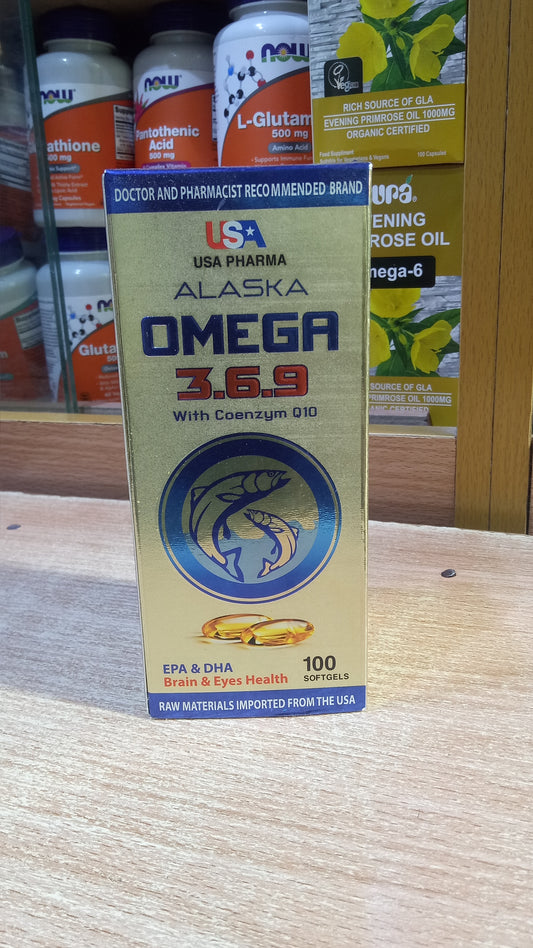 ALASKA OMEGA 3,6,9 X 100 SOFTGELS