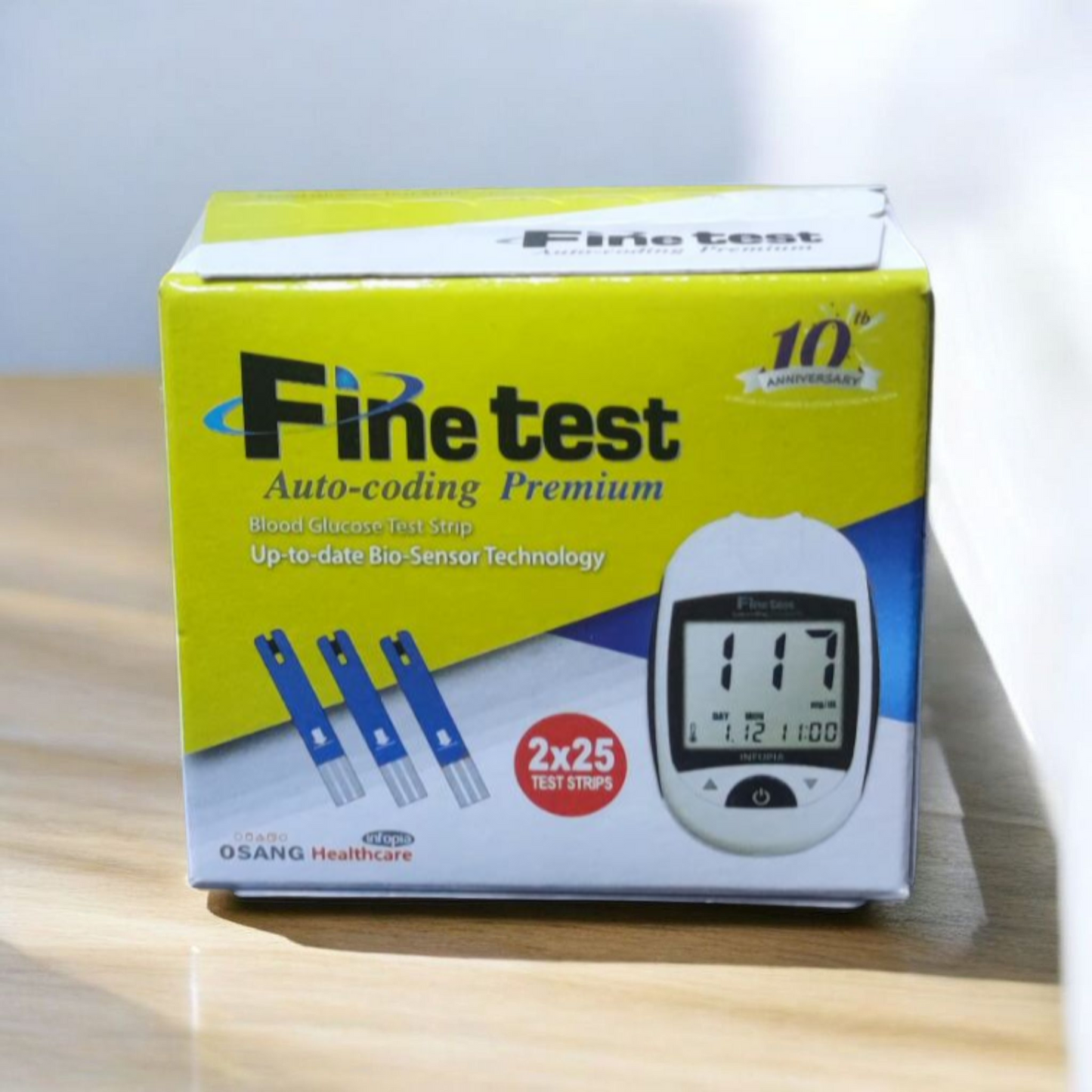 FINE TEST GLUCOMETER TEST STRIP