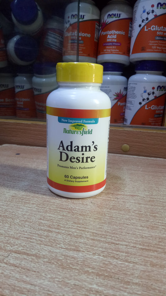 NATURE'S FIELD ADAM'S DESIRE X 60 CAPSULES