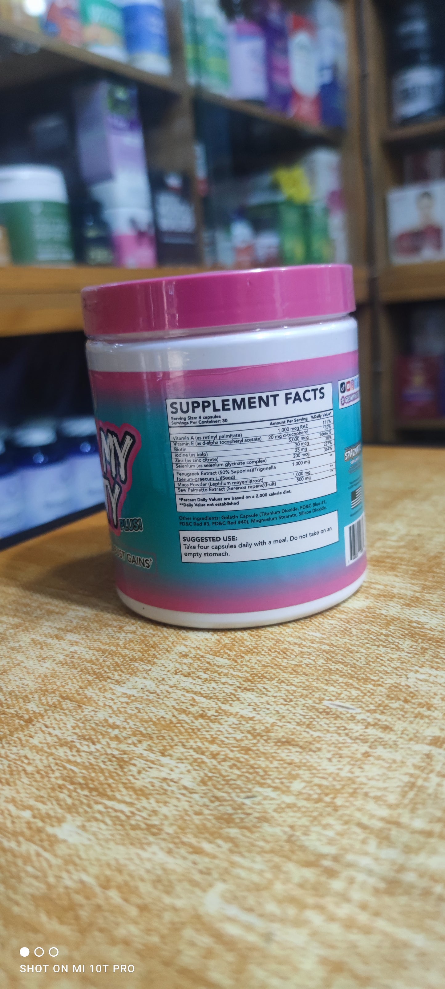 GROW MY BOOTY PLUS X 120 CAPSULES