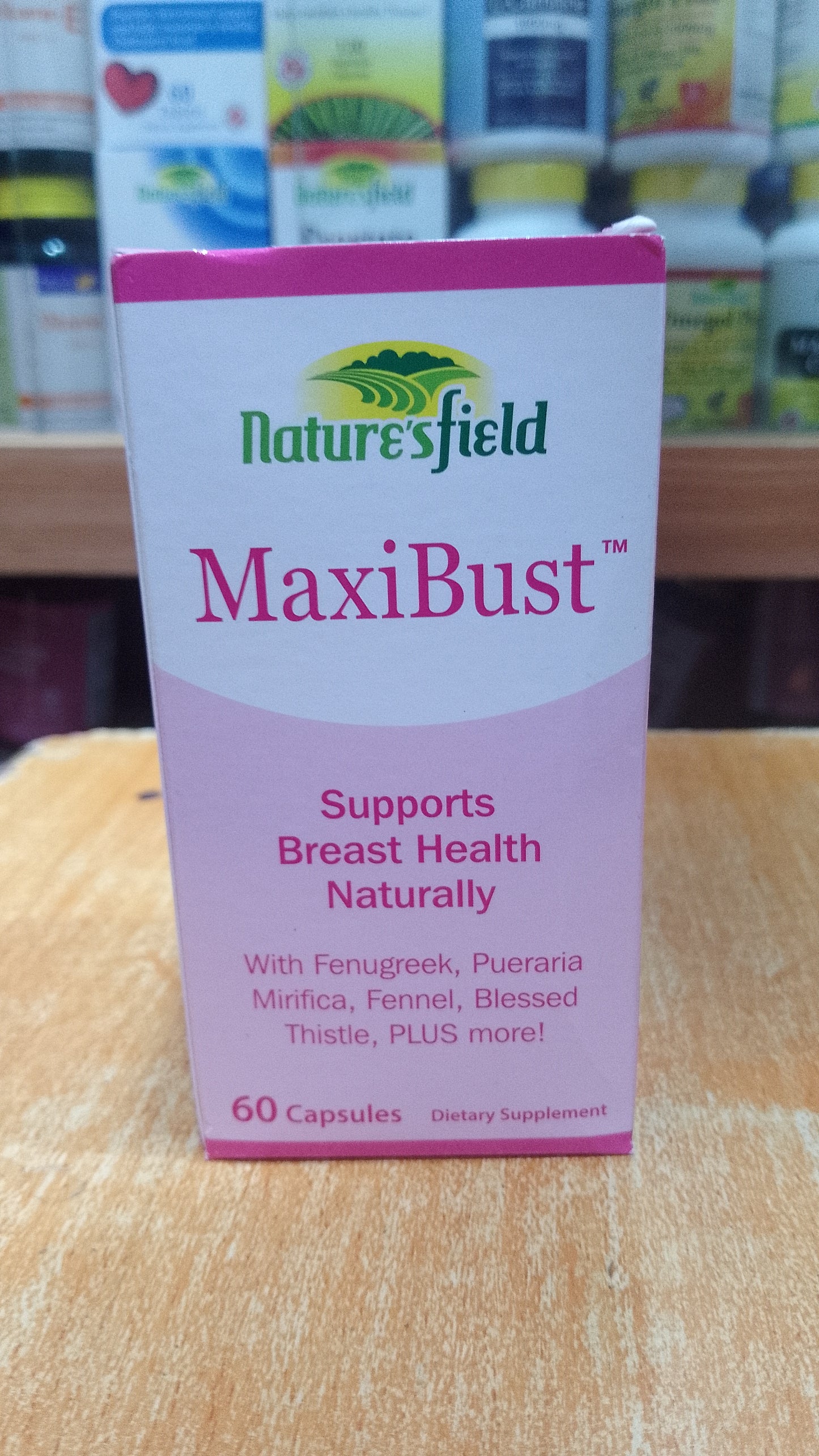 NATURE'S FIELD MAXIBUST X 60 CAPSULES
