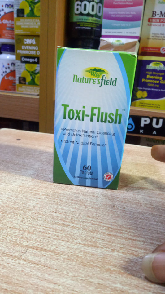NATURE'S FIELD TOXI-FLUSH X 60 TABLETS