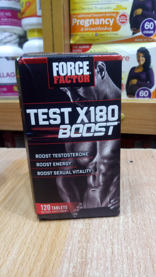 FORCE FACTOR TEST X180 BOOST X 120 TABLETS