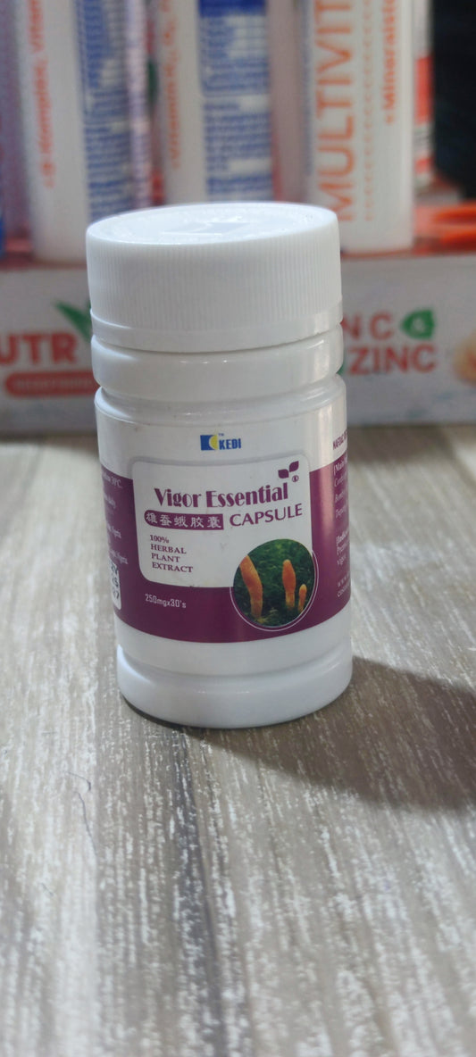 KEDI VIGOR ESSENTIAL 250MG X 30 CAPSULES