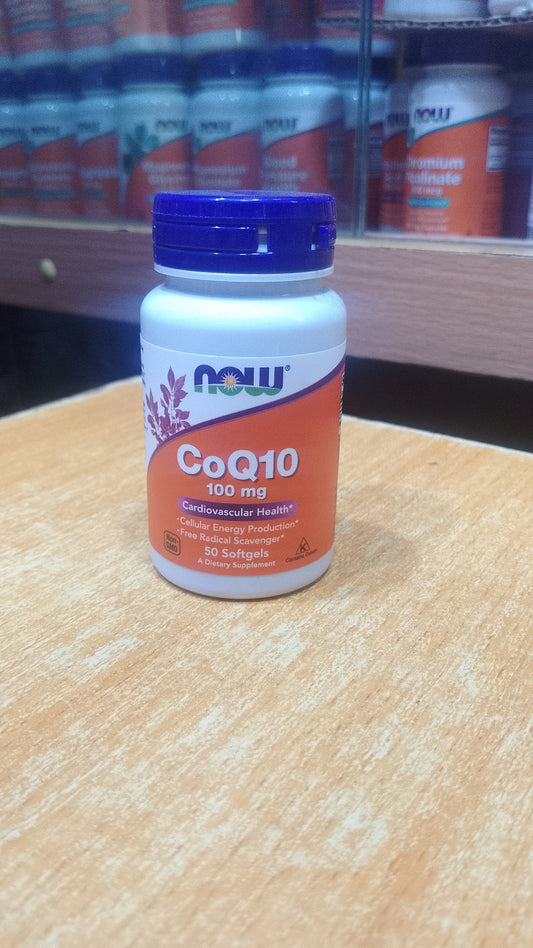 NOW COQ10 100MG X 50 SOFTGELS